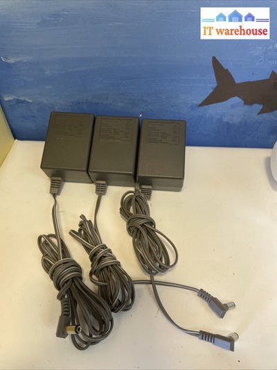 Lot of 3 Panasonic PQLV19 AC Adapter Power Supply 6V 500 mA