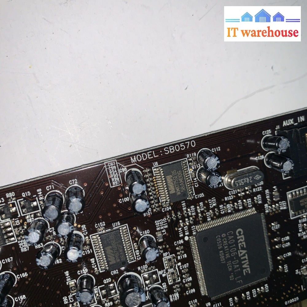 Lot of 3 PCI sound card