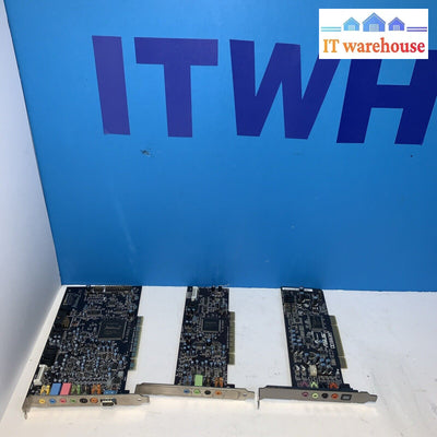 Lot of 3 PCI sound card