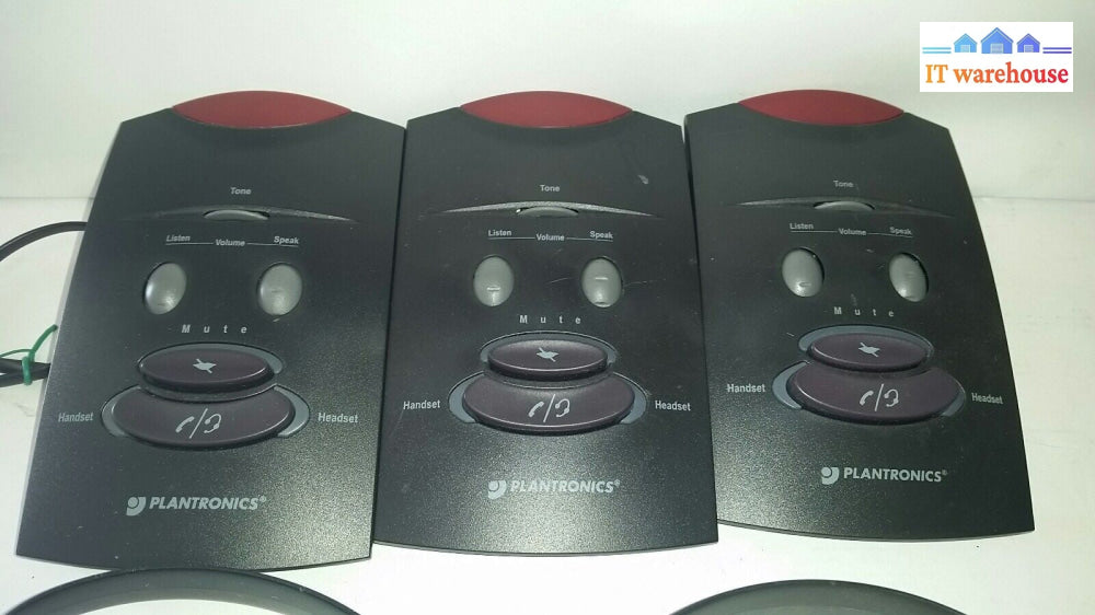 Lot of 3 PLANTRONICS S11 OFFICE TELEPHONE ANSWERING SYSTEM
