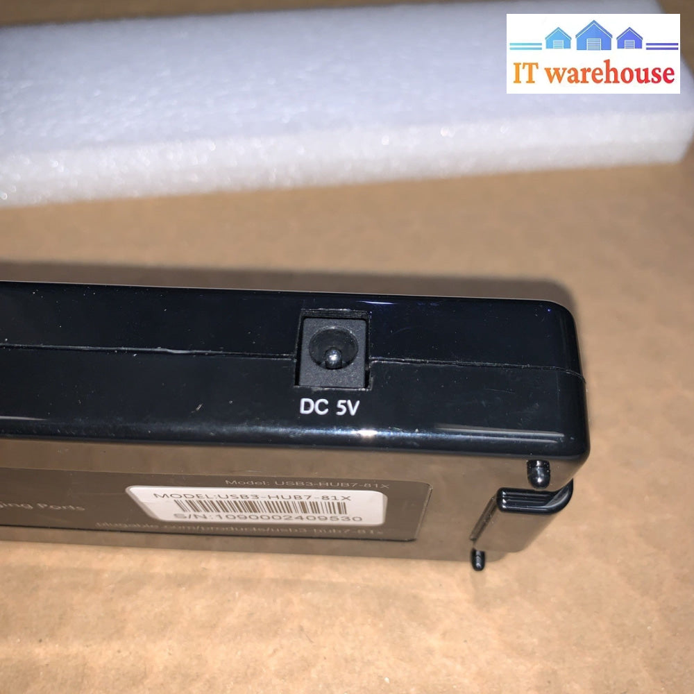 Lot of 3 Plugable 7 Port USB 3.0 Hub USB3-HUB7C-81X