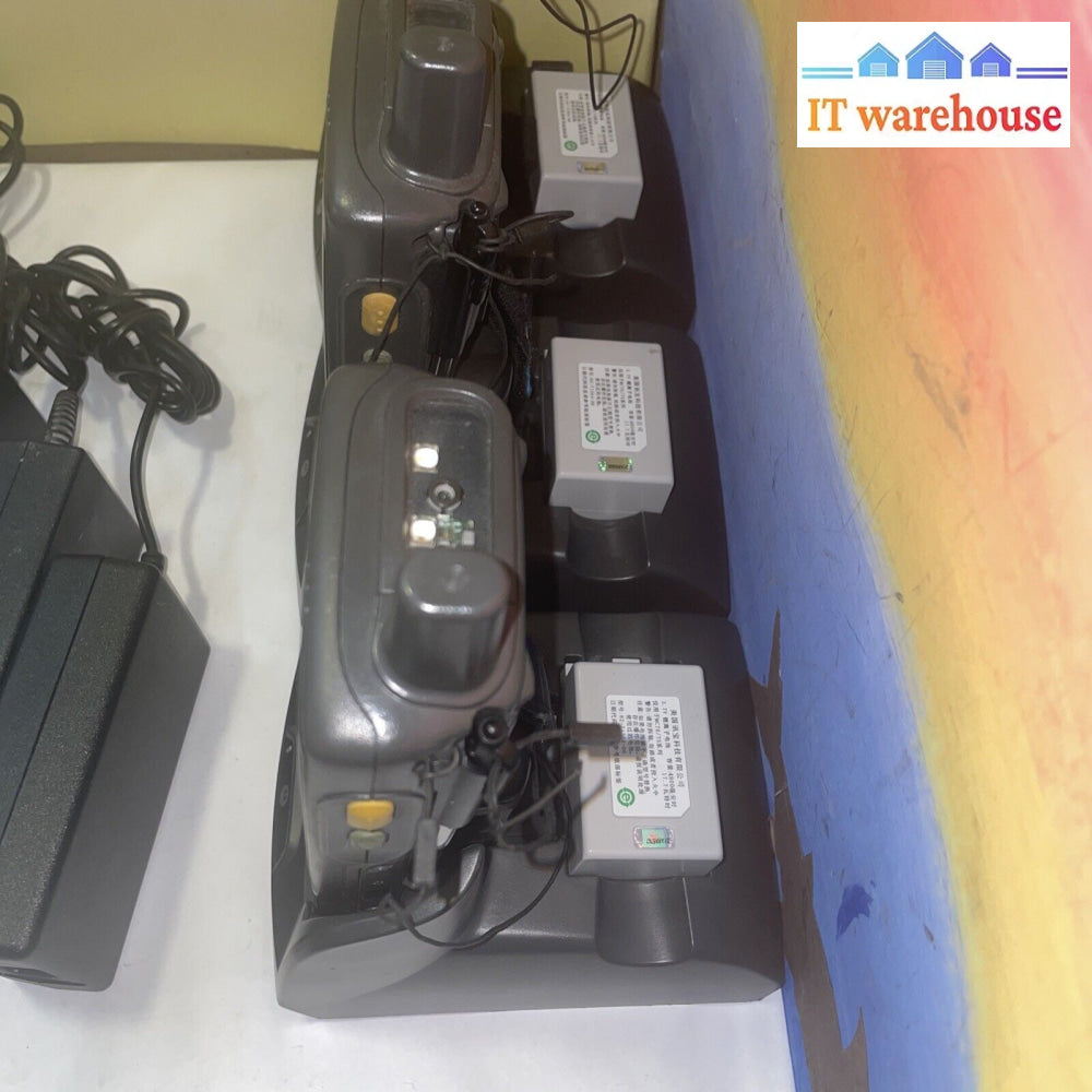 Lot Of 3 Symbol Mc75A Mobile Barcode Scanner Computer With Extra Batteries.