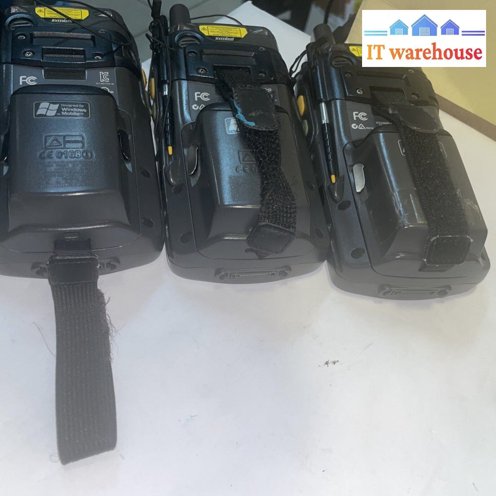 Lot Of 3 Symbol Mc75A Mobile Barcode Scanner Computer With Extra Batteries.