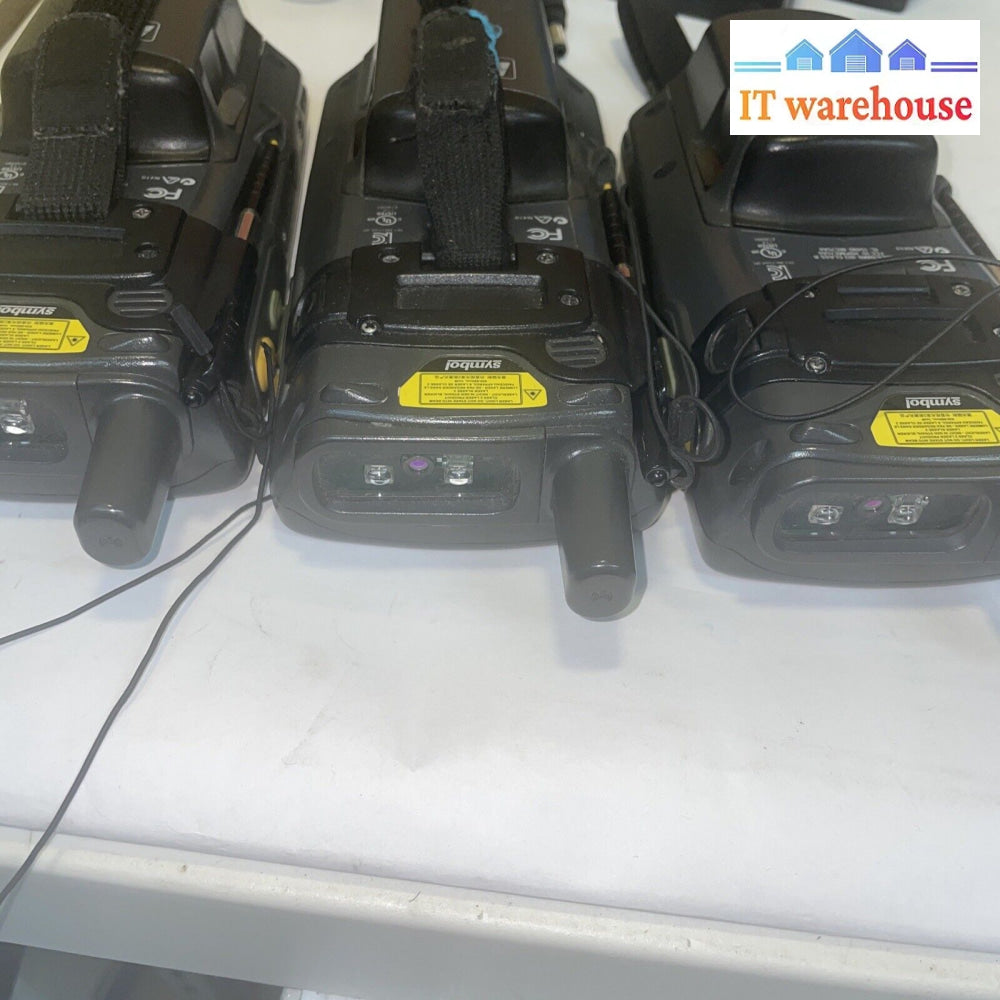 Lot Of 3 Symbol Mc75A Mobile Barcode Scanner Computer With Extra Batteries.