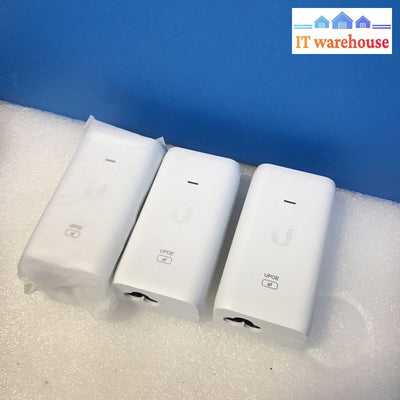 Lot Of 3 Ubiquiti Upoe Af 48V Poe Injector 802.3Af Unifi Gp-V480-032G