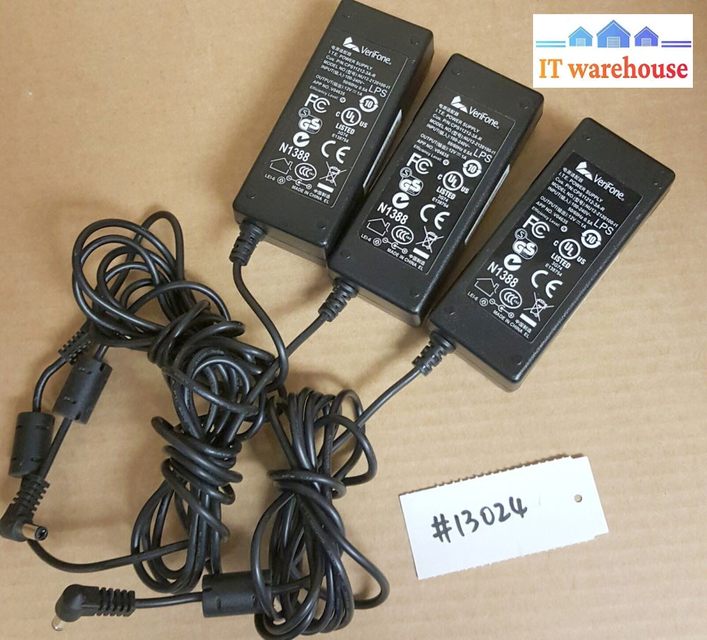 Lot of 3 Verifone CPS11212-3A-R I.T.E Power Supply @@@