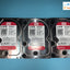 Lot of 3 Western Digital WD Red WD30EFRX 3TB NASware 3.0 3.5’’ SATA Hard Drives