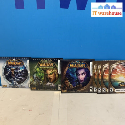 Lot Of 3 World of Warcraft Game With 4x Keys (unknown)