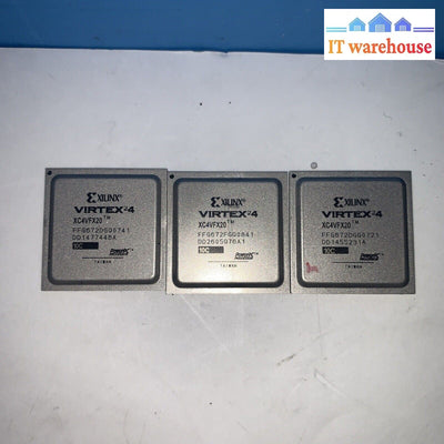Lot Of 3 Xilinx Vertex 4 XC4VFX20-10FFG672D