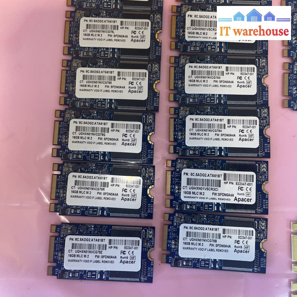 (Lot of 32) 16GB M.2 SSD hard drive For laptop