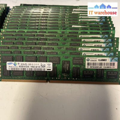 Lot of 36 Samsung M393B1K70CHO-YH9Q5 8GB 2RX4 PC3L-10600R Server RAM Memory