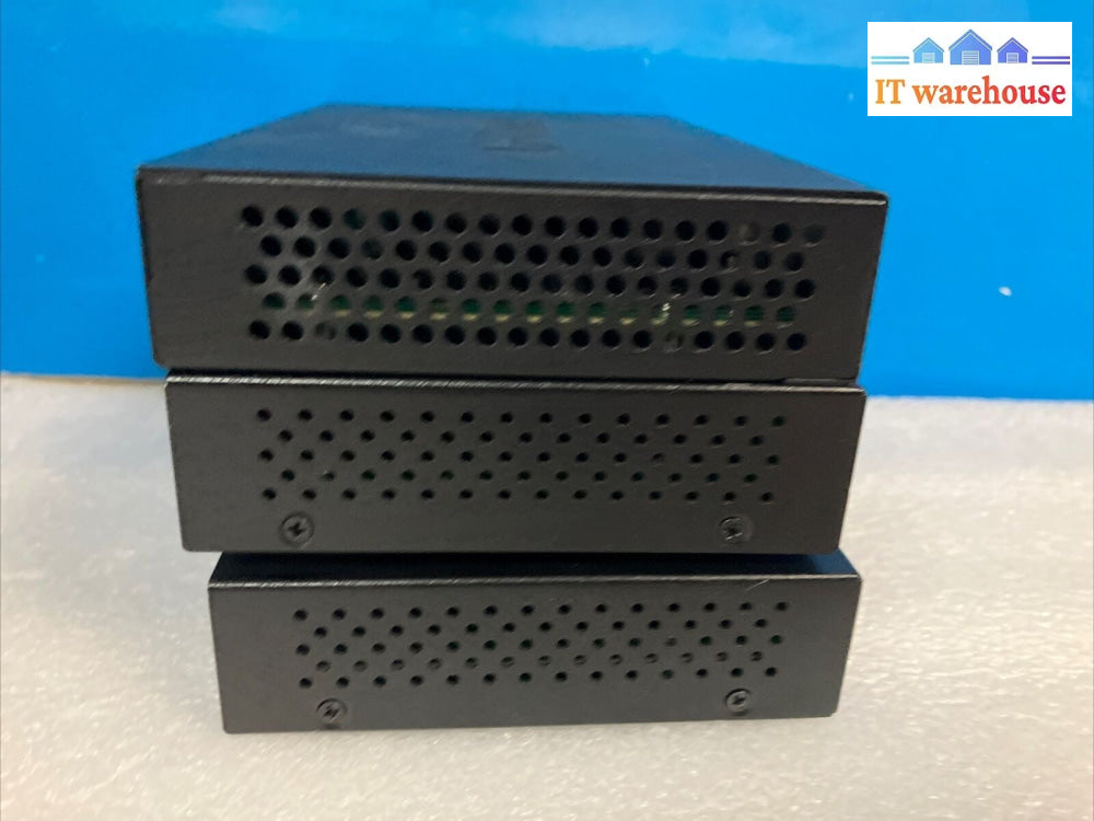 (Lot of 3x) D-Link 8-Port Gigabit Metal Ethernet Switch DGS-108 With Adapters ~