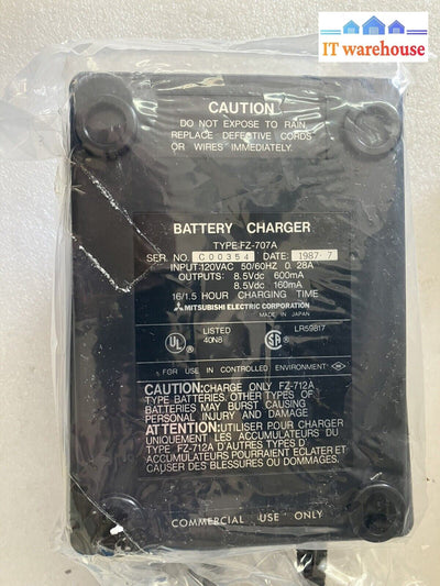 ~ Lot of 3x New FZ-707A FZ-712A Battery Charger ( 8.5V DC - 0.6A / 0.16A Output)