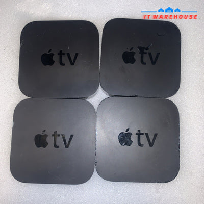 Lot of 4 A1469 (2)  A1427(2) apple tv (no remote or cables)