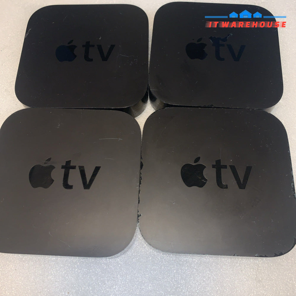 Lot of 4 A1469 (2)  A1427(2) apple tv (no remote or cables)