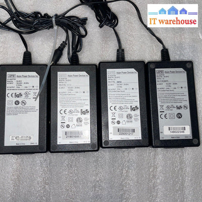 Lot of  4 APD 12V 1.66A DA-20112 AC Power Adapter (with Power Cord)
