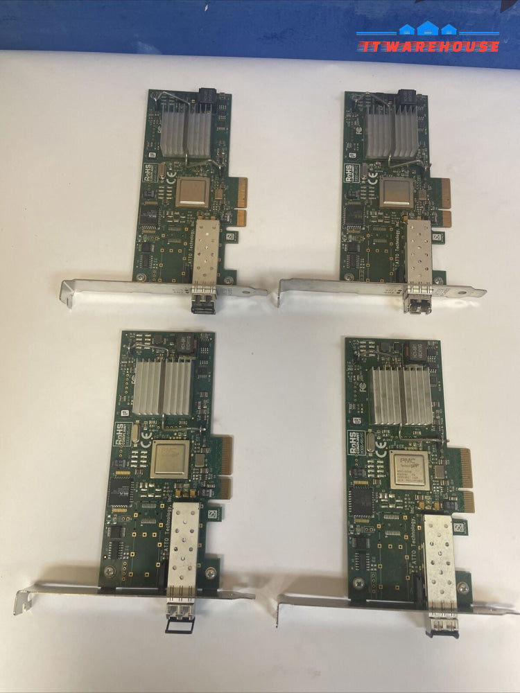 Lot of 4 ATTO Technology FC-41ES 4GB 1-Channel Fibre PCIe for APPLE Mac