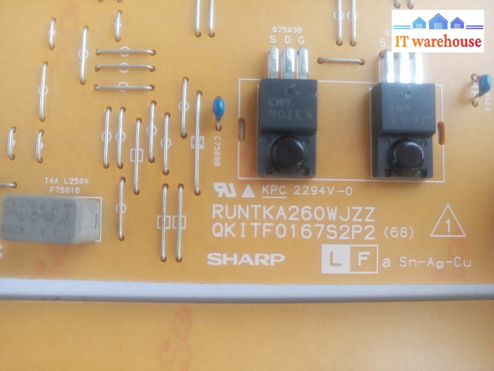 - Lot Of 4 Backlight Inverter Board For Sharp (Runtka259Wjzz /260/261/262) @@@