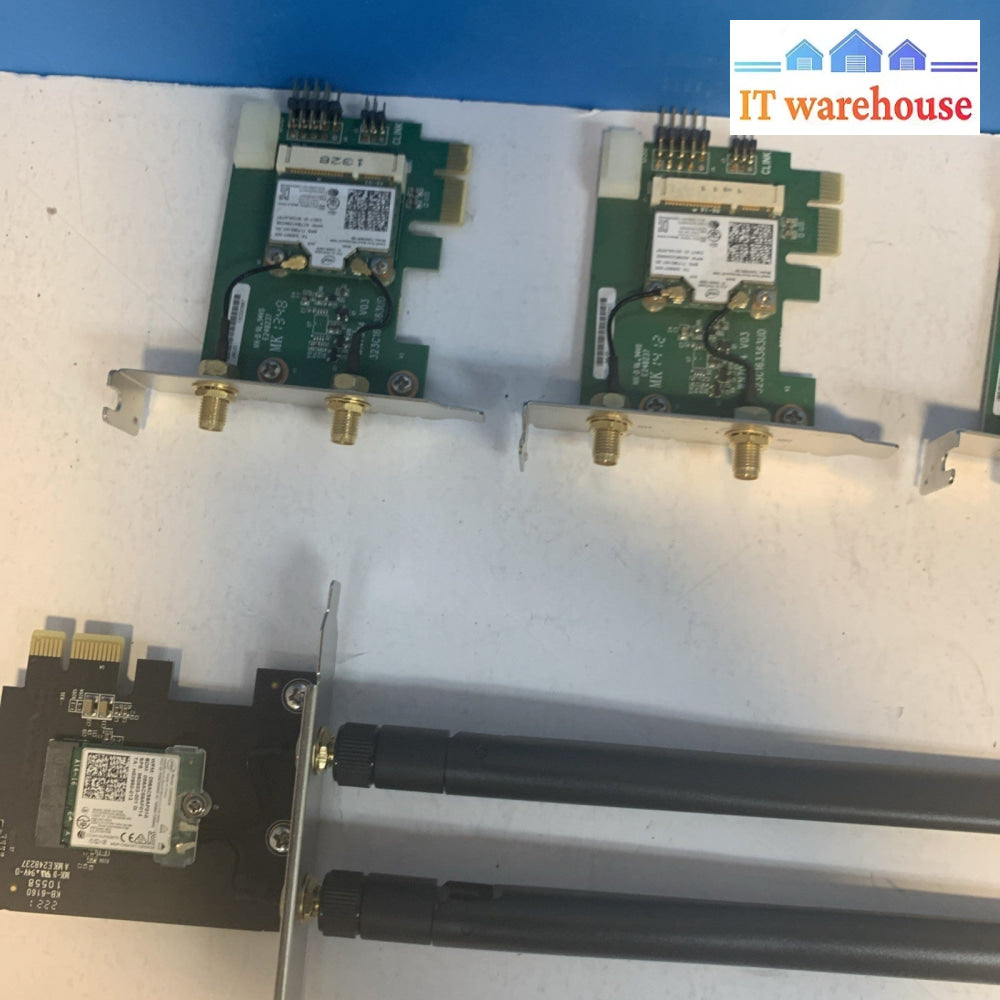 Lot of 4 Desktop PCIe wireless wifi card