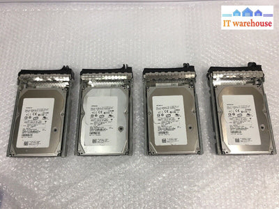  LOT OF 4 Hitachi 450GB 15000RPM SAS Hard Drive HUS154545VLS300 XX517 