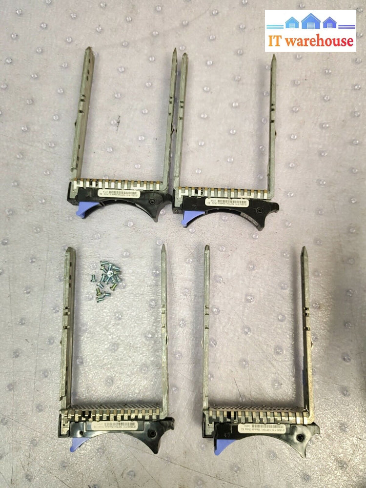- Lot Of 4 Ibm 2.5’ Sas Sata Hdd Tray Caddy 59P5241 W/Screws