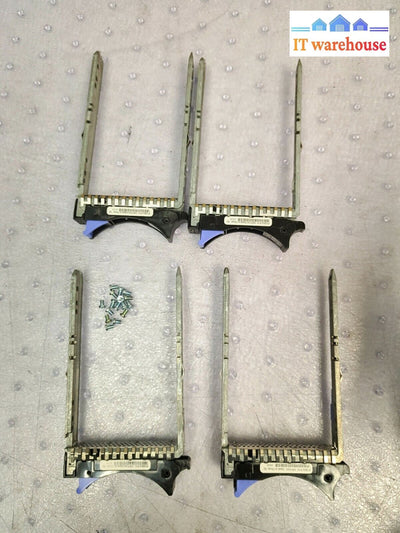 - Lot Of 4 Ibm 2.5’ Sas Sata Hdd Tray Caddy 59P5241 W/Screws