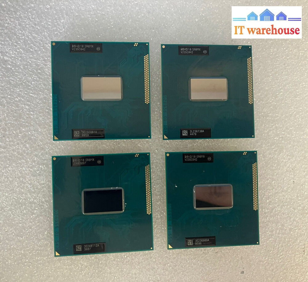 ~ (Lot of 4) Intel Core i5-3320M Laptop CPU Processor 2.6GHz 3MB Socket G2 SR0MX