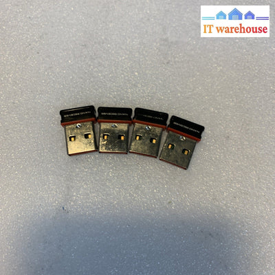 Lot of 4 Logitech Unifying USB Receiver C-U0007 Wireless Keyboard Mouse Adapter