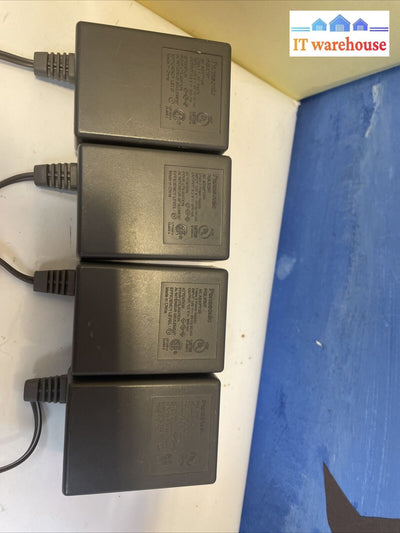 Lot Of 4 Panasonic Pqlv207 Ac Adapter Power Supply 6.5V 500 Ma