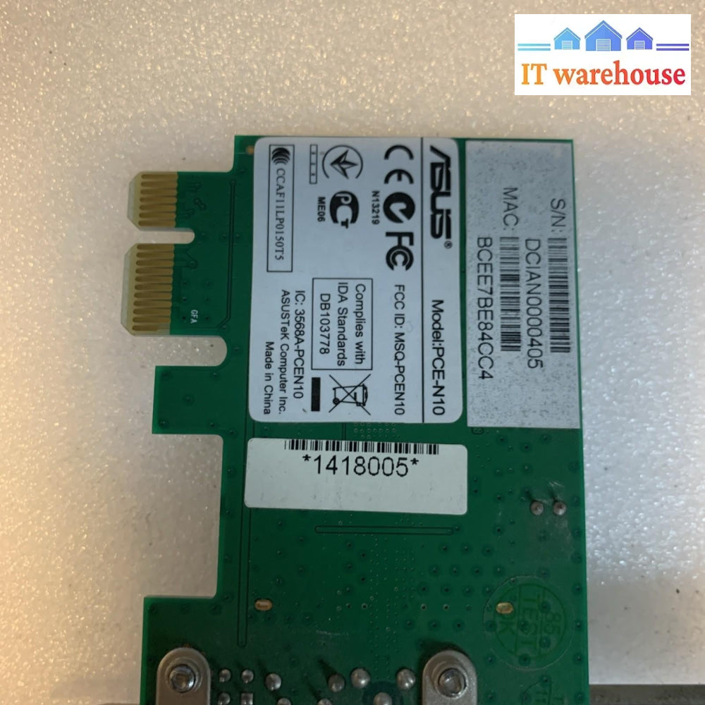 Lot of 4 PCI-E WiFi Cards 150Mbps – ASUS PCE-N10 + RT3090