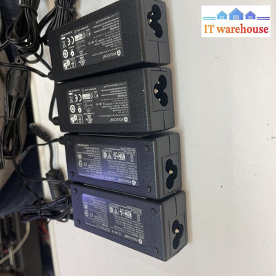 Lot Of 4 Polycom CX500/CX600 Power Supply 24V 0.5A SPA12A24B-PLY 1465-42340-003