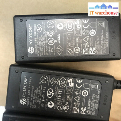 Lot Of 4 Polycom Sps-12A-015 Ip Phone Power Supplies 24Vdc 0.5A 1465-42340-002