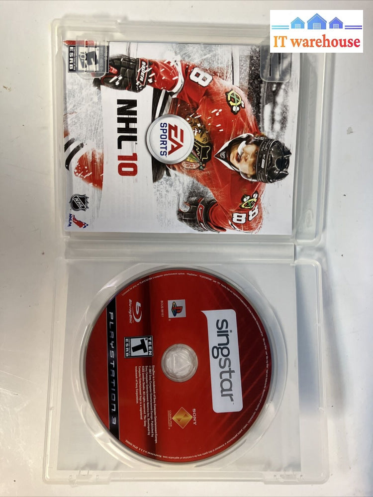 Lot Of 4 Ps3 Games Nhl 10 / Soulcalibur Ridge Racer 7 Metal Gear Solid ~