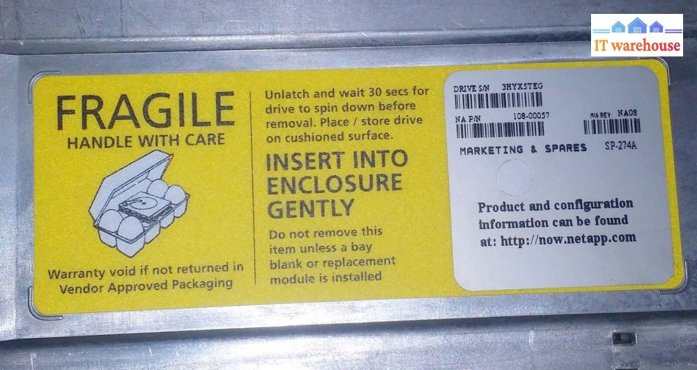 Lot of 4 Seagate 146GB 10K 9V2004-038 FW: NA08 ST3146807FC w/ Tray 108-00057 @@@