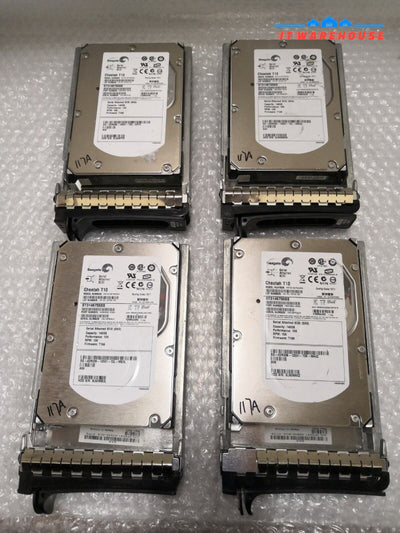Lot of 4* Seagate Dell ST3146755SS 0DR238 146GB 10K SAS Hard Drive 
