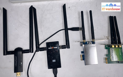 Lot of 4 USB/PCIe wifi wireless cards