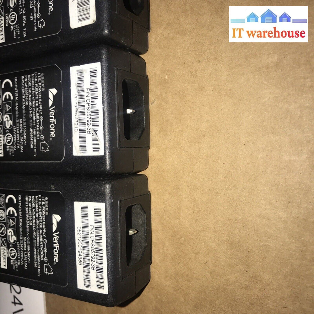 Lot of 4 VERIFONE UP04041240 PART NUMBER: CPS05792-3B I.T.E. POWER SUPPLY