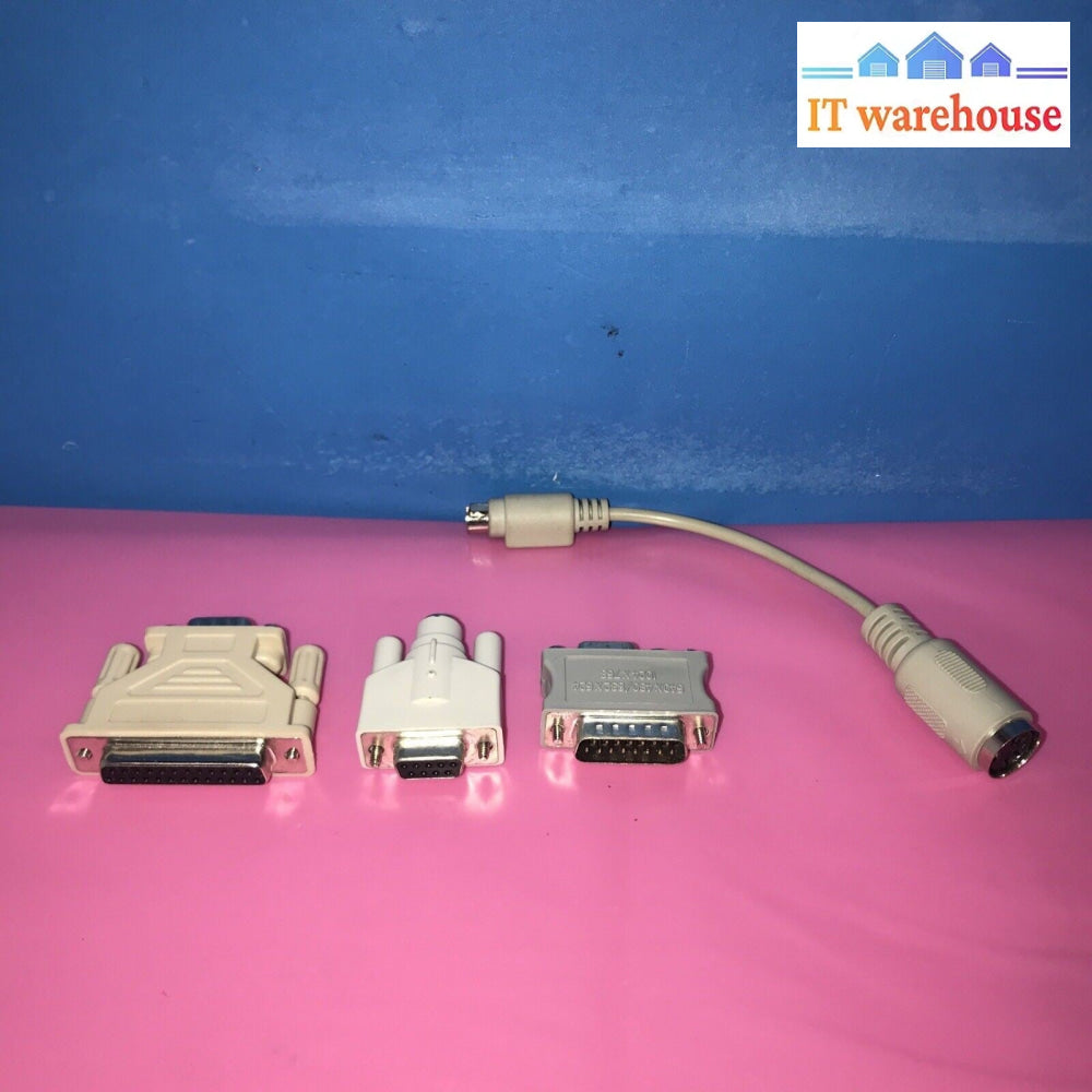 Lot Of 4 Vintage Computer Desktop Connector Inverter Plug