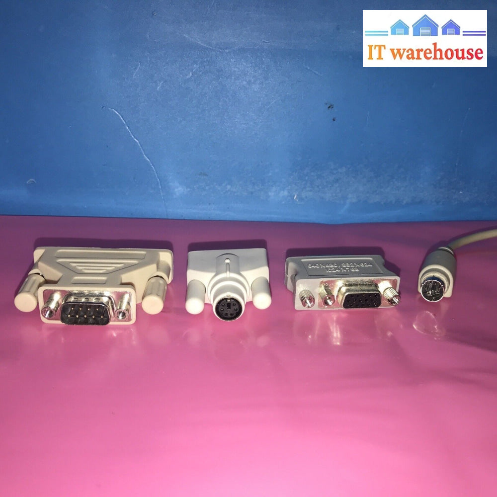 Lot Of 4 Vintage Computer Desktop Connector Inverter Plug