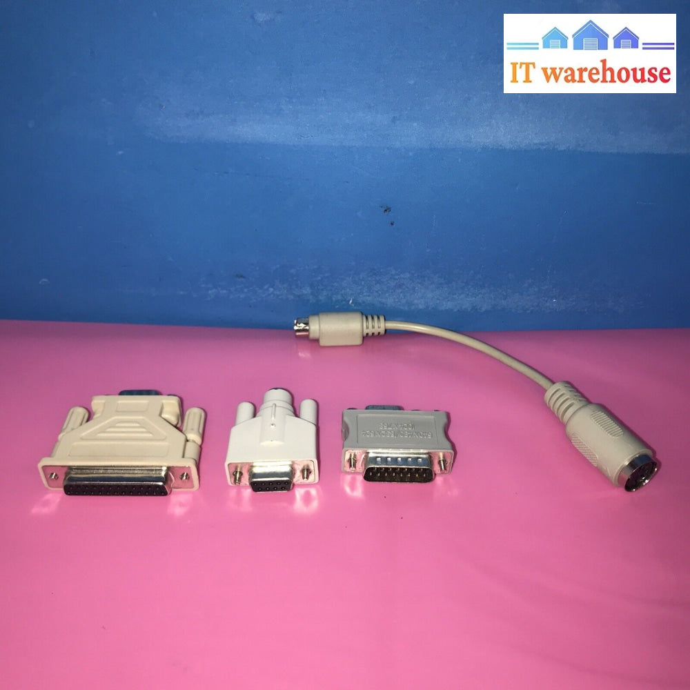Lot Of 4 Vintage Computer Desktop Connector Inverter Plug