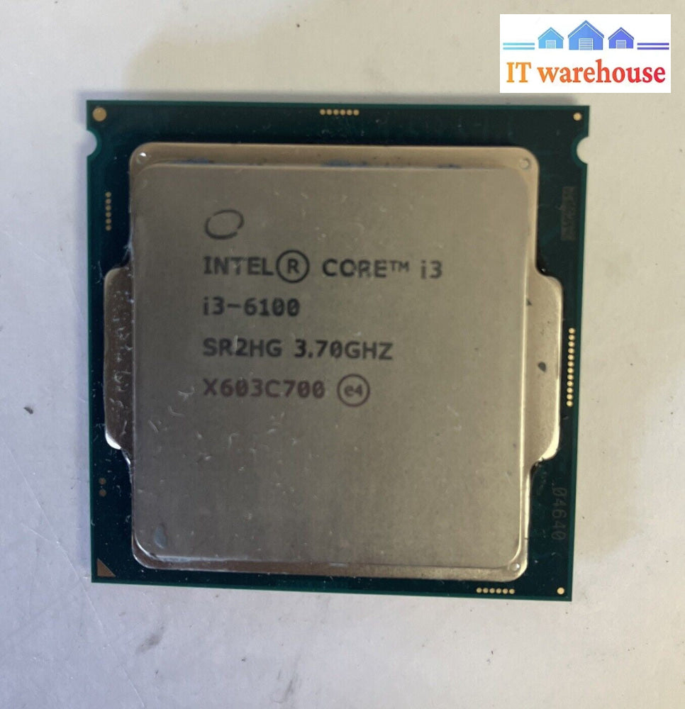 (Lot of 4x) Intel Core i3-6100 3.70 GHz LGA 1151 Desktop CPU Processor SR2HG ~