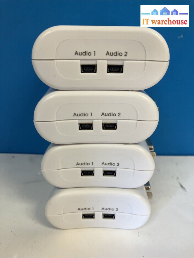 (Lot of 4x) TRENDnet 2-Port USB KVM Switch TK-209K ~