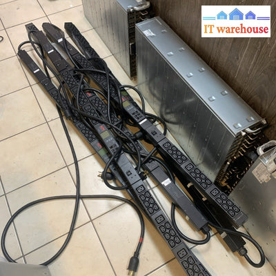 Lot of 5 APC AP8841 Power Distribution Unit Metered Rack PDU 200/208V 30A 300W