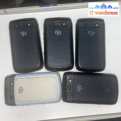 Lot Of 5 Blackberry Bold 9780 Cell Phone (Carrier: Rogers)