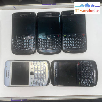 Lot Of 5 Blackberry Bold 9780 Cell Phone (Carrier: Rogers)