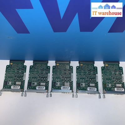Lot of 5 CISCO VIC2-2FX0 2FXO 2 Port Voice Interface Card Module