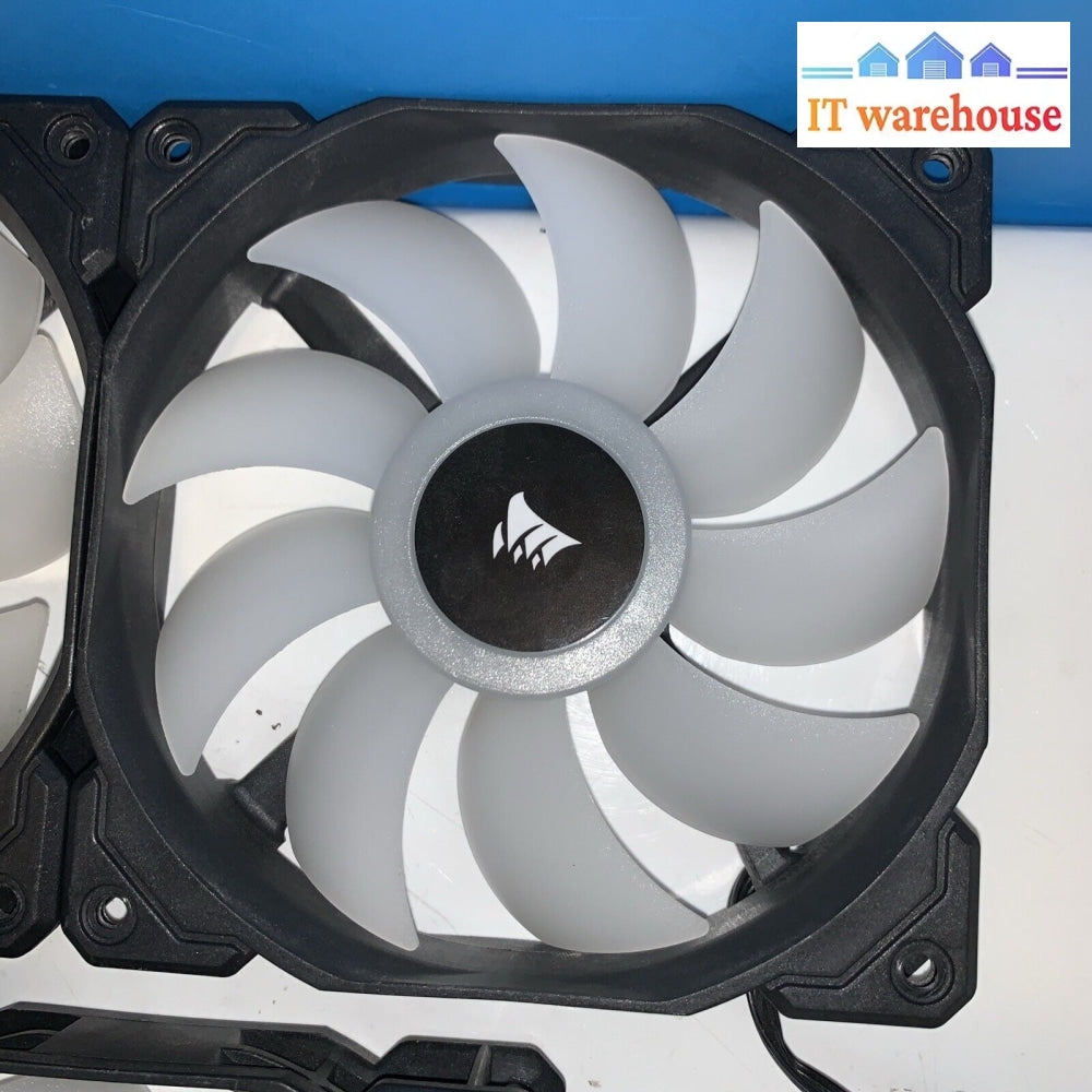 Lot Of 5 Corsair Sp120 Rgb Led High Static Pressure Pc Case Fans Co-9050059-Ww