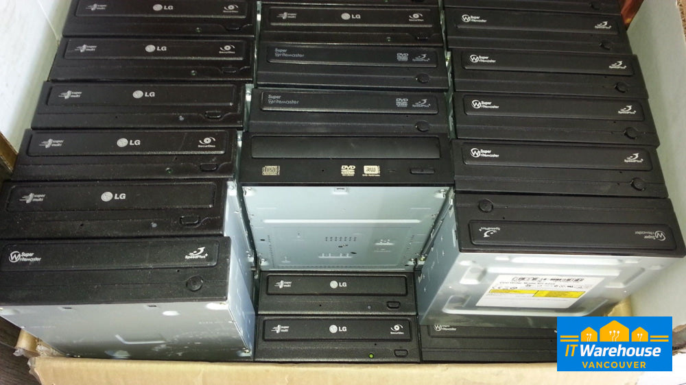 Lot of 5 Desktop computer DVD-RW Burner Rewriter black-- Sata