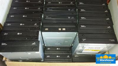 Lot of 5 Desktop computer DVD-RW Burner Rewriter black-- Sata