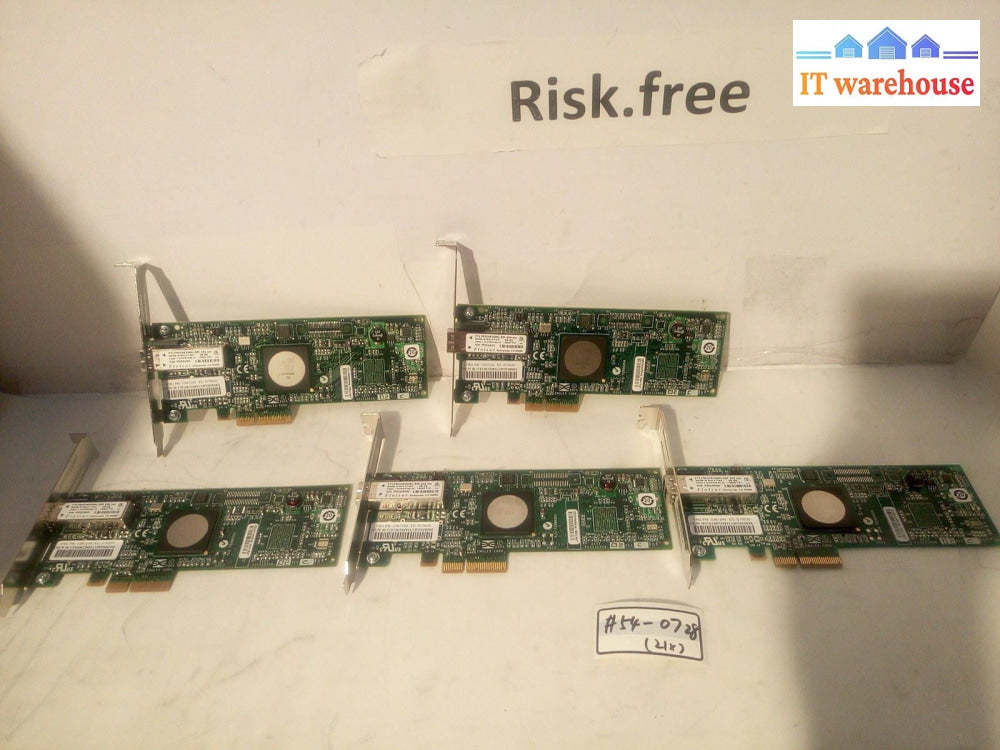 - LOT OF 5 IBM  Single-Port 4Gbps Fibre Channel PCIe Adapter 10N7249 FTLF8524 @@
